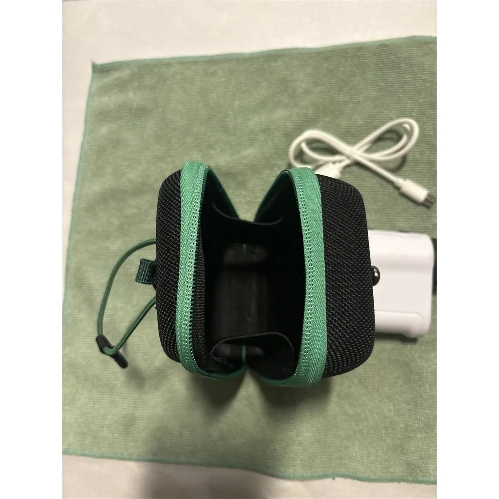 REVASRI NK-1000 Laser Rangefinder Golf Hunting USB-C Rechargeable White Compact
